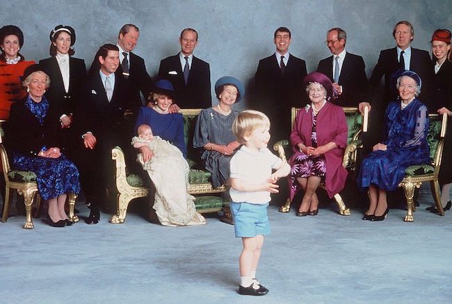 Prince Harry's christening in 1984